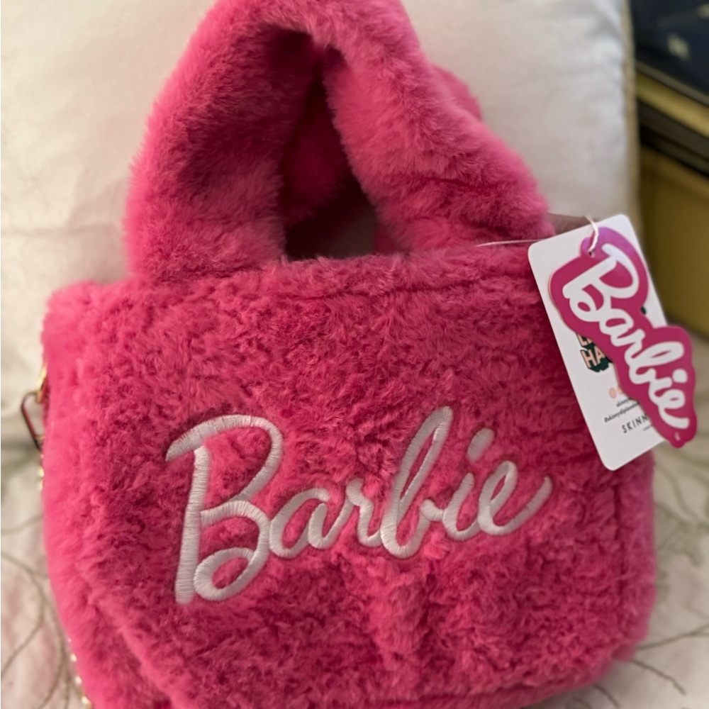 Barbie Plush Pink Tote
